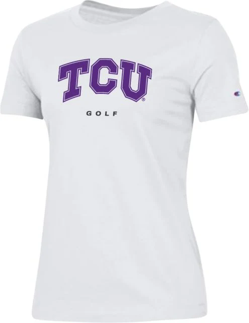 TCU Ladies Champion T Shirt Golf - ONLINE ONLY - Image 2