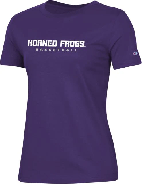 TCU Ladies Champion T Shirt Horned Frogs Basketball - ONLINE ONLY