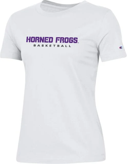 TCU Ladies Champion T Shirt Horned Frogs Basketball - ONLINE ONLY