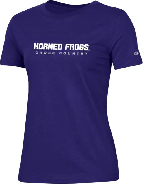 TCU Ladies Champion T Shirt Horned Frogs Cross Country - ONLINE ONLY