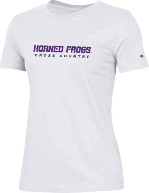 TCU Ladies Champion T Shirt Horned Frogs Cross Country - ONLINE ONLY
