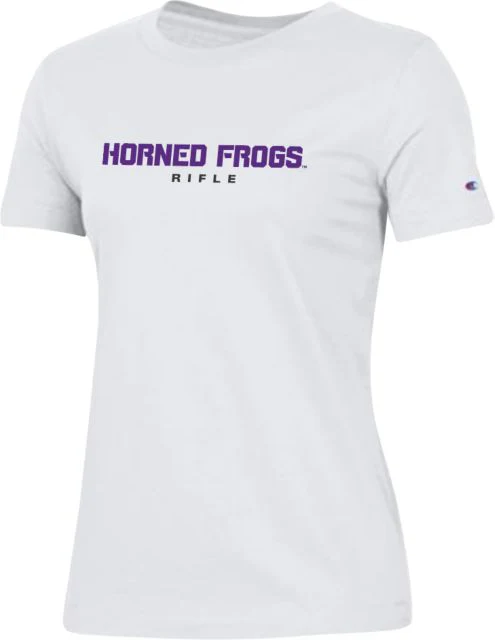 TCU Ladies Champion T Shirt Horned Frogs Rifle - ONLINE ONLY