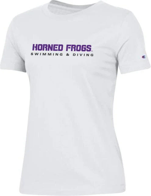 TCU Ladies Champion T Shirt Horned Frogs Swimming and Diving - ONLINE ONLY