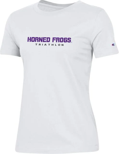 TCU Ladies Champion T Shirt Horned Frogs Triathlon - ONLINE ONLY