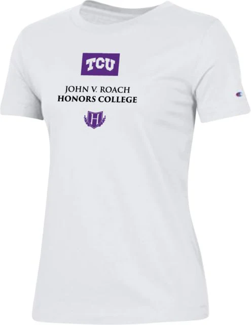 TCU Ladies Champion T Shirt John V. Roach Honors College - ONLINE ONLY