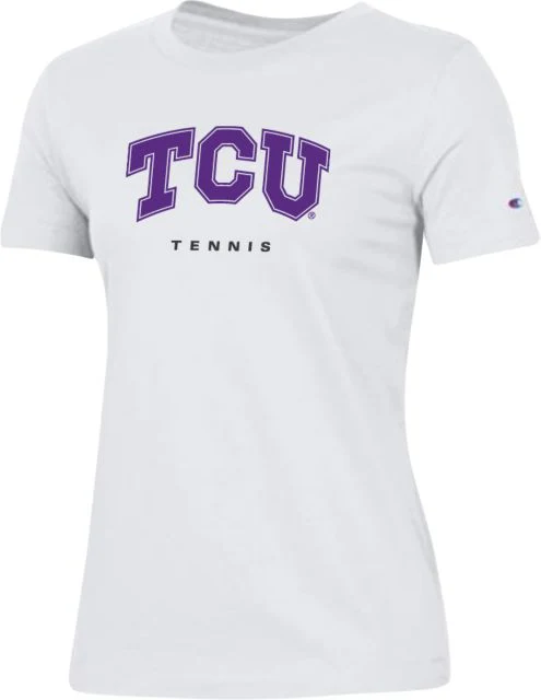 TCU Ladies Champion T Shirt Tennis - ONLINE ONLY - Image 2