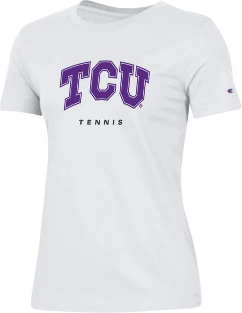 TCU Ladies Champion T Shirt Tennis - ONLINE ONLY