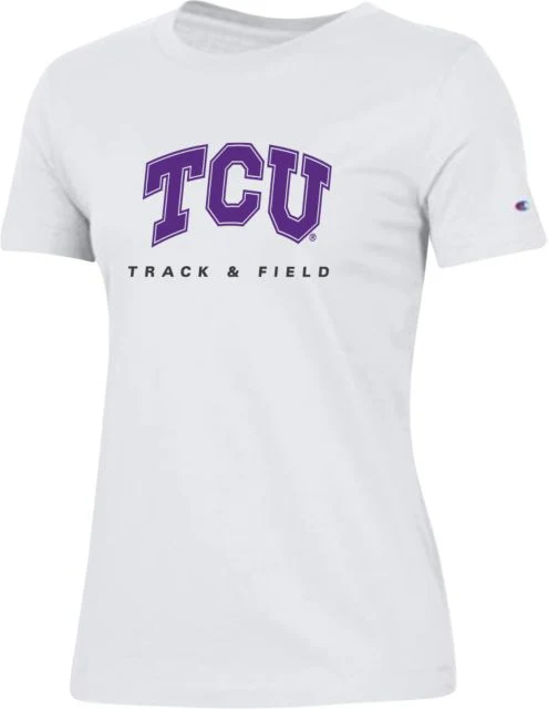 TCU Ladies Champion T Shirt Track and Field - ONLINE ONLY