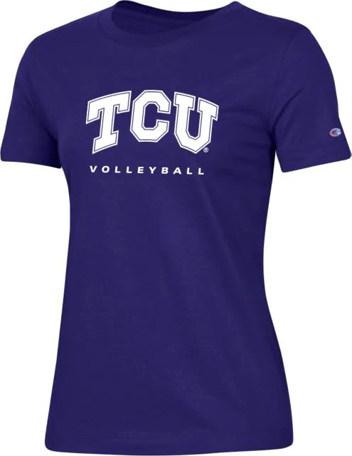 TCU Ladies Champion T Shirt Volleyball - ONLINE ONLY - Image 2