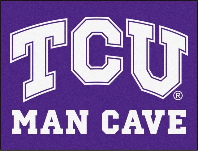 TCU Man Cave All-Star Mat 33.75'' x 42.5'' - ONLINE ONLY