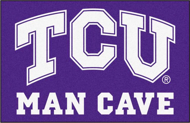 TCU Man Cave Starter Rug 19'' x 30'' - ONLINE ONLY