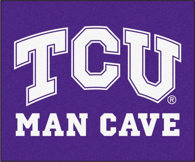 TCU Man Cave Tailgater Rug 5'x6' - ONLINE ONLY