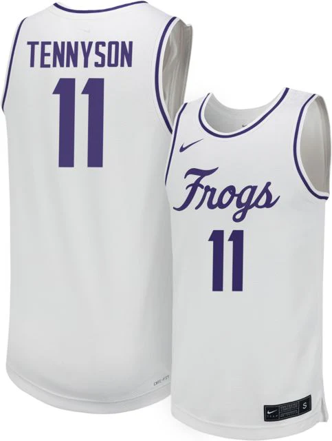 TCU Men's Basketball Replica Jersey #11 Trevian Tennyson
