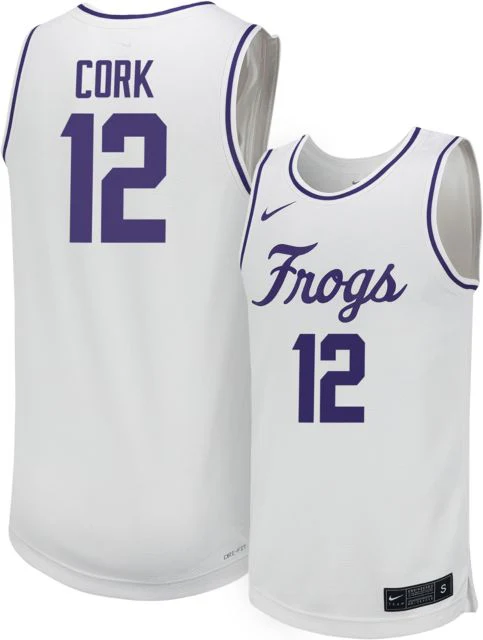 TCU Men's Basketball Replica Jersey #12 Xavier Cork