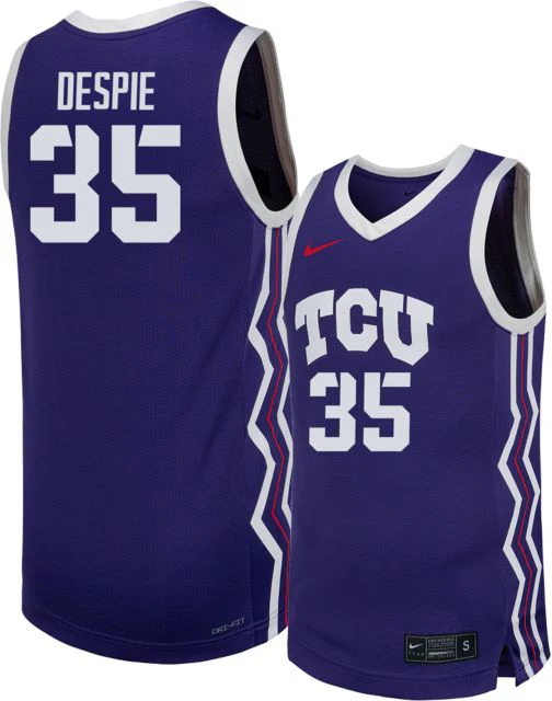TCU Men's Basketball Replica Jersey #35 Cole Despie - Image 2