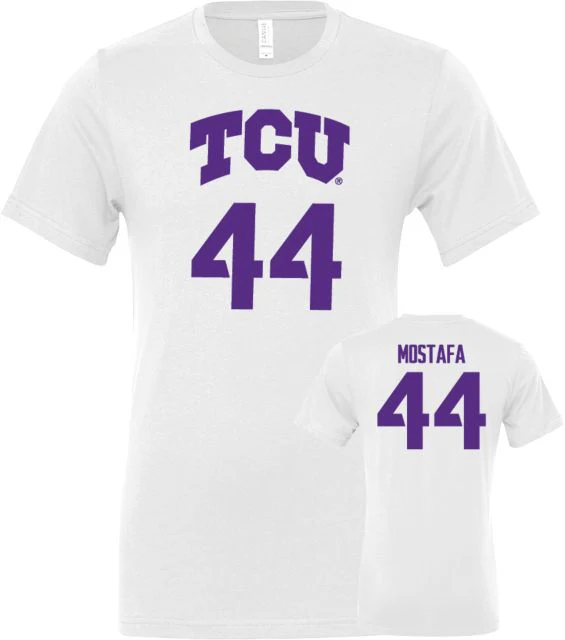 TCU Men's Basketball T-Shirt Essam Mostafa - 44 - ONLINE ONLY