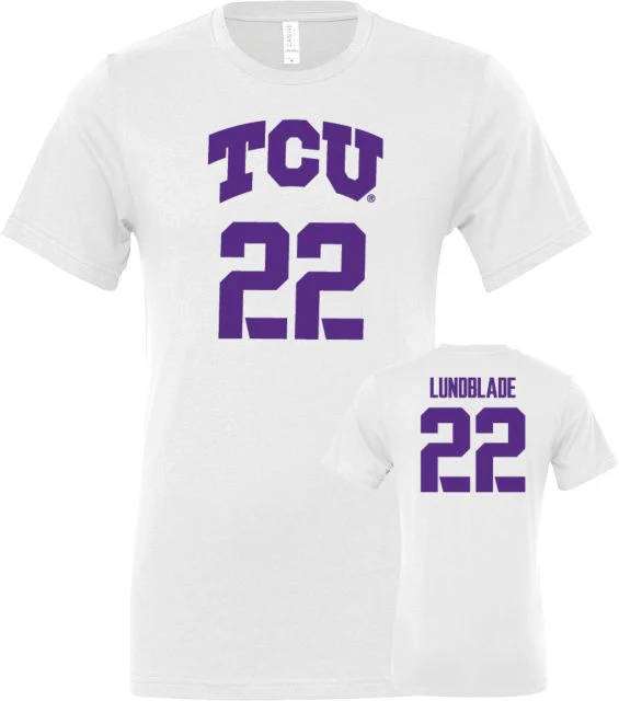 TCU Men's Basketball T-Shirt Tyler Lundblade - 22 - ONLINE ONLY