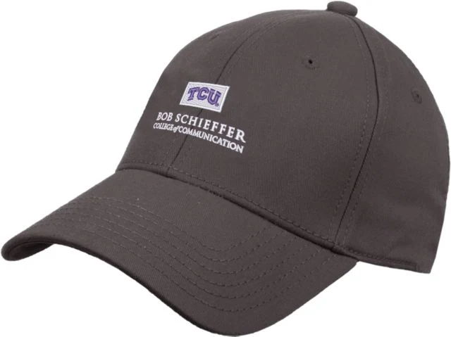 TCU Structured Adjustable Pro Style Hat Bob Schieffer College of Communication - ONLINE ONLY