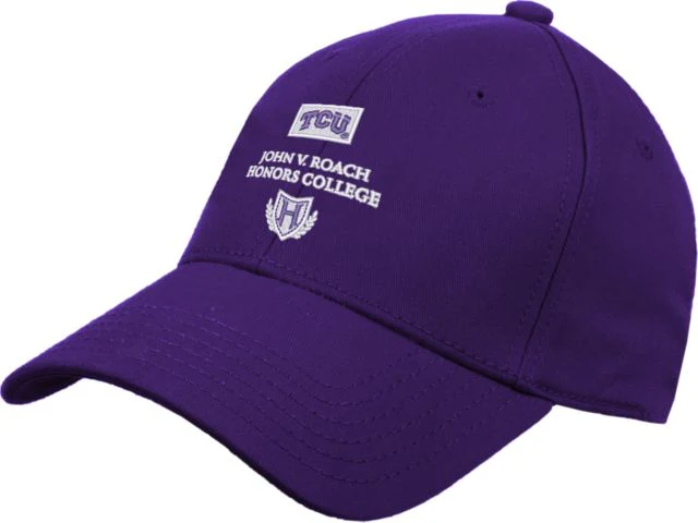 TCU Structured Adjustable Pro Style Hat John V. Roach Honors College - ONLINE ONLY