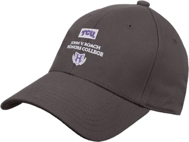 TCU Structured Adjustable Pro Style Hat John V. Roach Honors College - ONLINE ONLY