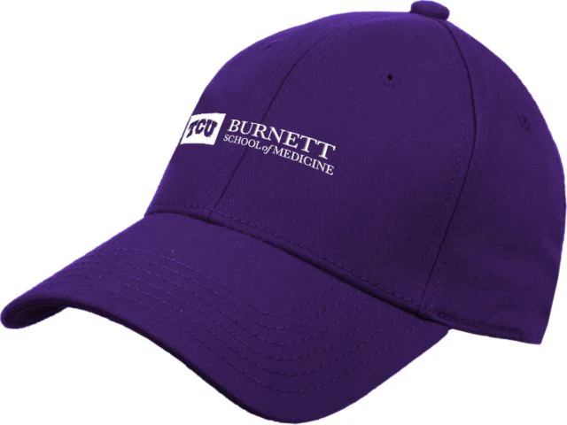 TCU Structured Adjustable Pro Style Hat TCU Burnett School of Medicine Horizontal - ONLINE ONLY