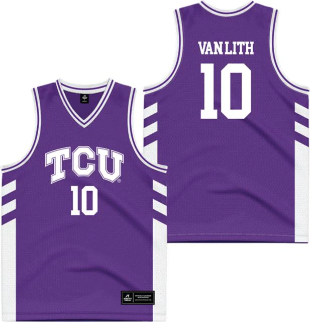 Texas Christian University #10 Vanlith Fashion Basketball Jersey