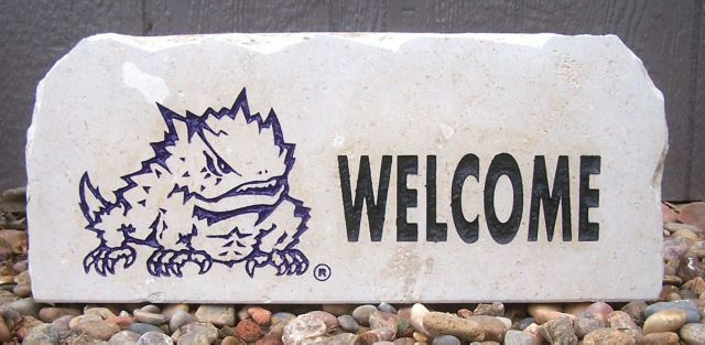 Texas Christian University 16 Inch Porch Stone