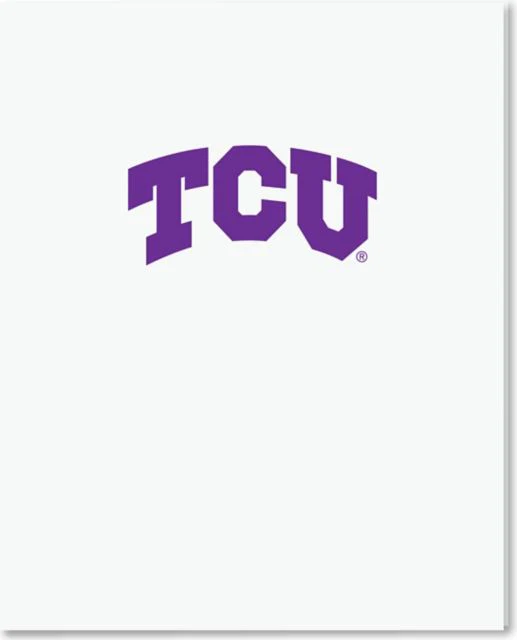 Texas Christian University 2 Pocket Folder - Image 2