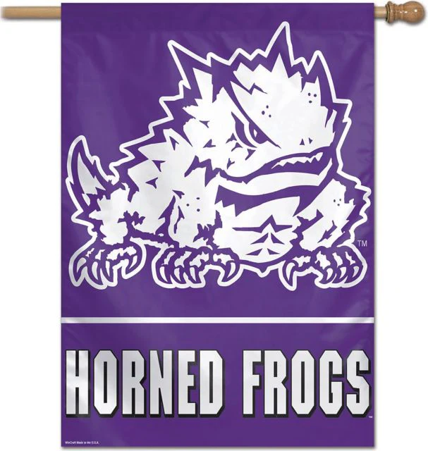 Texas Christian University 28''X40'' Vertical Flag  - ONLINE ONLY