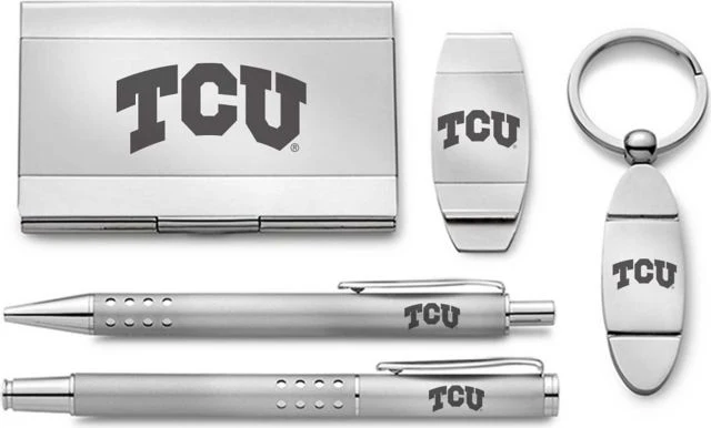 Texas Christian University 5-Piece Deskset