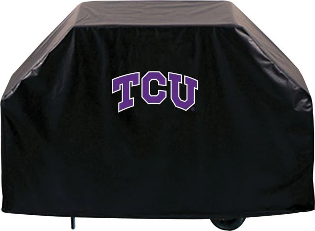 Texas Christian University 72 Grill Cover w/Horned Frogs Logo by Covers - ONLINE ONLY
