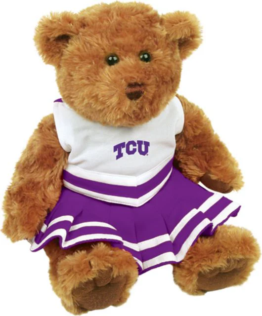 Texas Christian University Cheerleader Bear