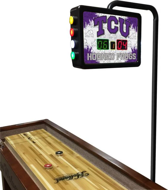 Texas Christian University Electronic Shuffleboard Scoring Unit w/Horned Frogs Logo - ONLINE ONLY