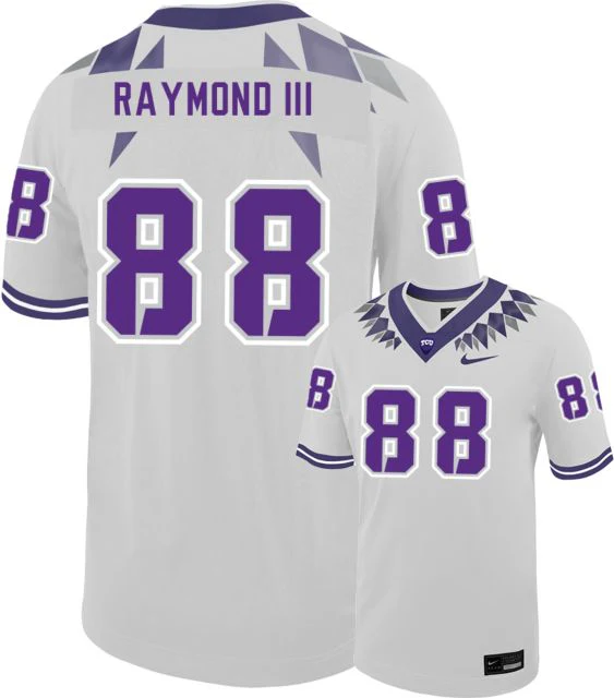 Texas Christian University Football Jersey #88 RAYMOND III - Image 3