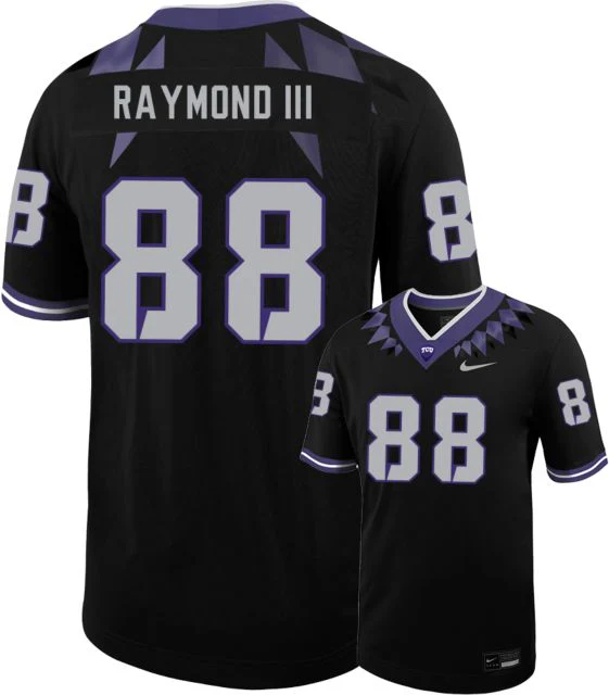 Texas Christian University Football Jersey #88 RAYMOND III - Image 4