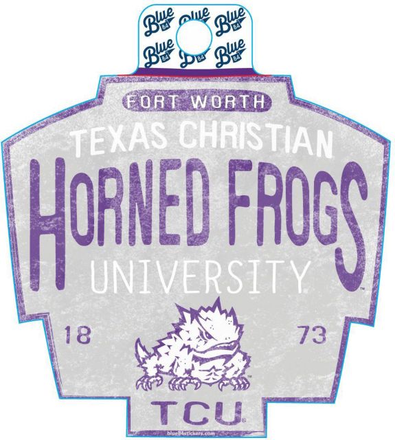 Texas Christian University Full-Size Sticker