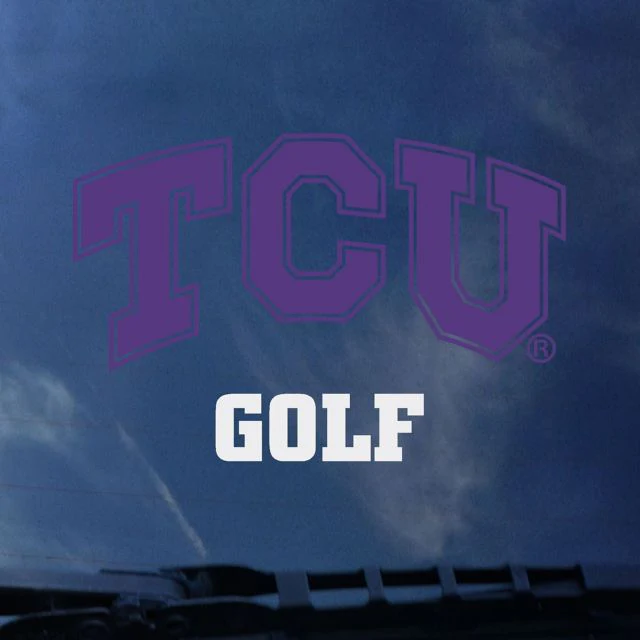 Texas Christian University Golf Decal