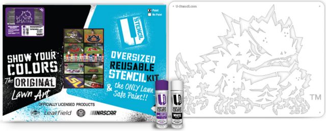 Texas Christian University Horned Frog Tailgater Stencil Kit