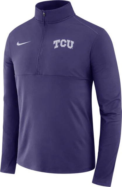 Texas Christian University Horned Frogs 1/2 Zip Long Sleeve Top