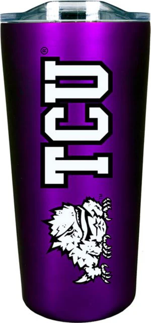 Texas Christian University Horned Frogs 18 oz. Soft Touch Tumbler - Image 2