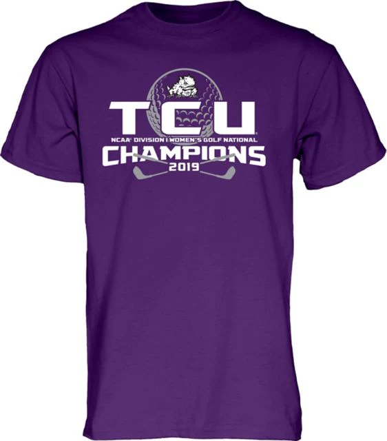 TEXAS CHRISTIAN UNIVERSITY  2019 Women's Golf National Champions T-Shirt