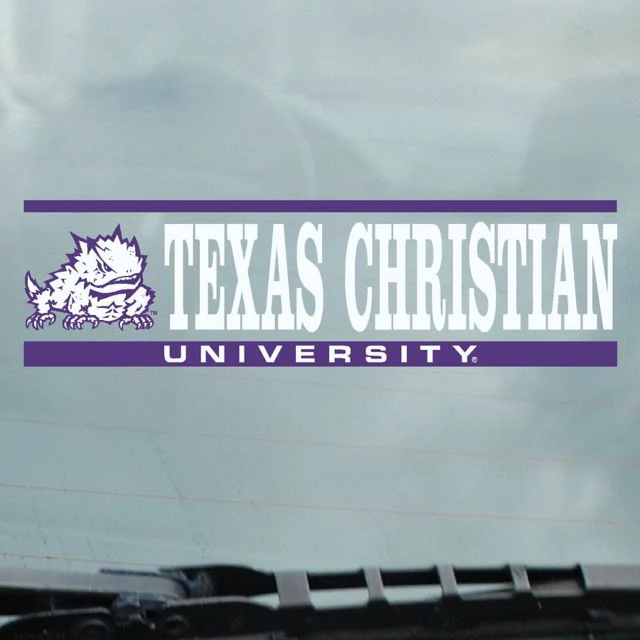 Texas Christian University Horned Frogs Cling Decal