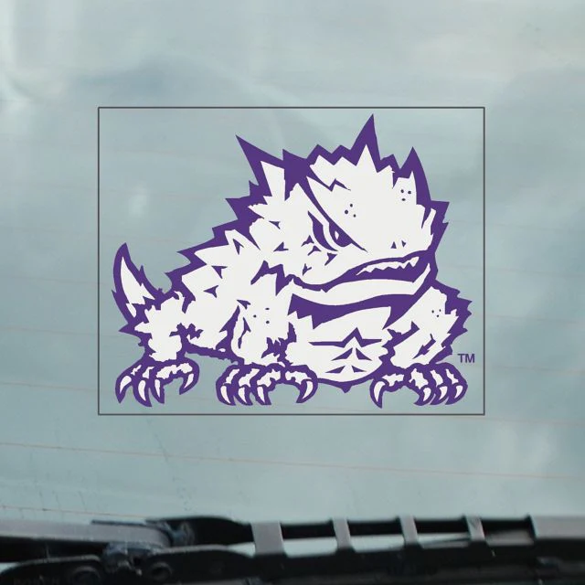 Texas Christian University Horned Frogs Cling Decal