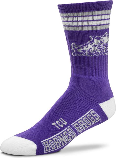 Texas Christian University Horned Frogs Crew Sox