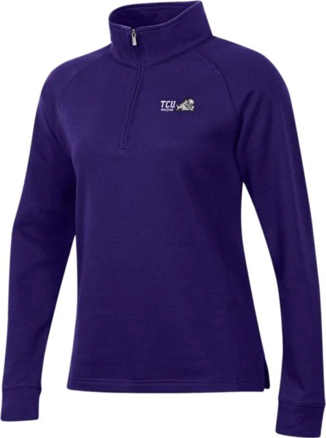 Texas Christian University Horned Frogs Mom Women's 1/4 Zip Pullover