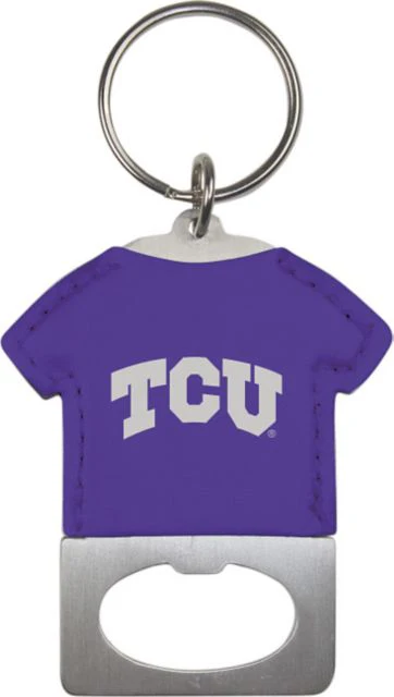 Texas Christian University Jersey Keychain