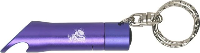 Texas Christian University Keychain with Bottle Opener Flashlite