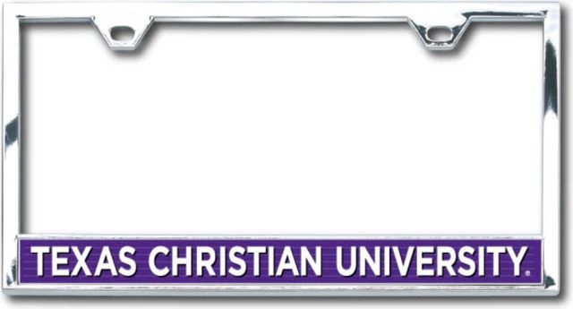 Texas Christian University License Plate Frame