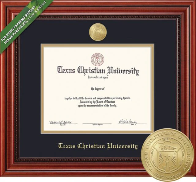 Texas Christian University Millenium Diploma Frame