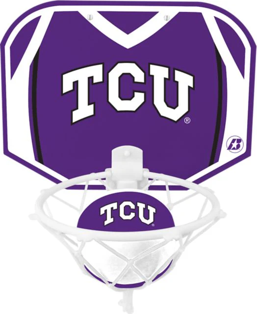 Texas Christian University Mini Basketball Hoop Set